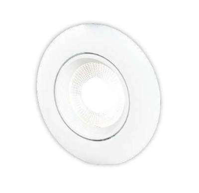 Spot Orientable Rond Blanc pour ampoule LED GU10 - 013020RB