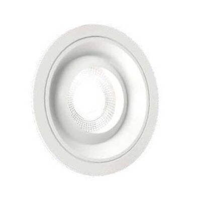 Spot fixe Ronde EAGLE EYES Blanc pour ampoule LED GU10 - 013042B