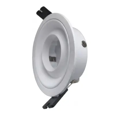 Spot fixe Rond EAGLE EYES Blanc pour ampoule LED GU10 - 013042B