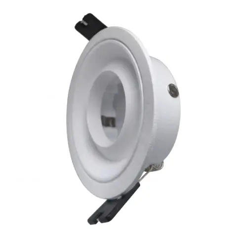Spot fixe Rond EAGLE EYES Blanc pour ampoule LED GU10 - 013042B
