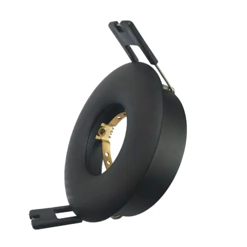 Spot fixe Rond bombé Noir pour ampoule LED GU10 - 01336002RN