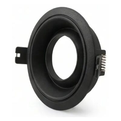 Spot fixe Rond EAGLE EYES Noir pour ampoule LED GU10 - 013042N