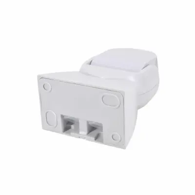 Détecteur de mouvement 1200W 180* IP65 blanc Bemko