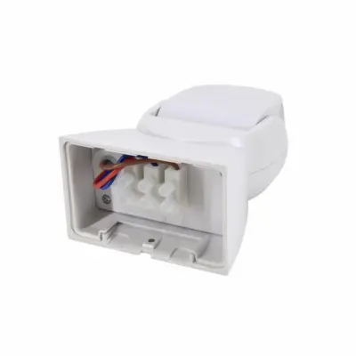 Détecteur de mouvement 1200W 180* IP65 blanc Bemko