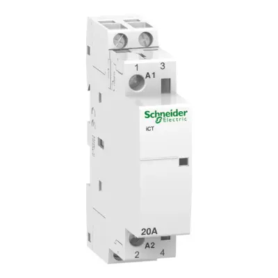 Acti9 iCT - Contacteur auxiliarisable - 2P - 20A - 2NO - 230/240Vca - 50Hz