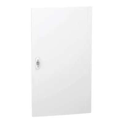 PrismaSeT XS - Porte pleine RAL9003 pour coffret encastré 4 rangées 18 modules - LVSXDP418