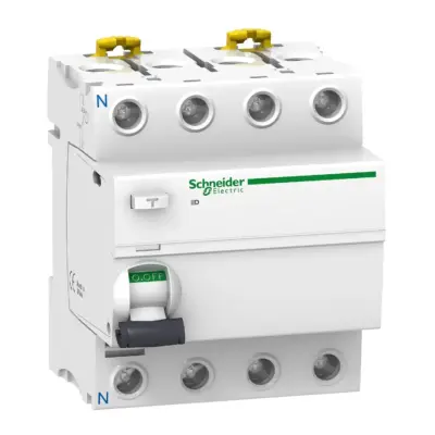 A9R11480 - Interrupteur différentiel tétrapolaire 30mA - 80A - Type AC - Schneider Acti9 iID