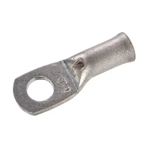 Cosse tubulaire pour câble 35mm² trou M8 cuivre étamé