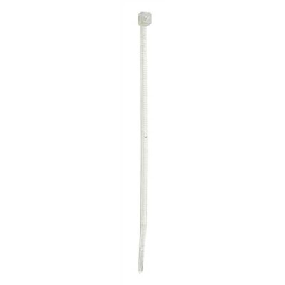 colliers de câblage 250x4.8 mm blancs