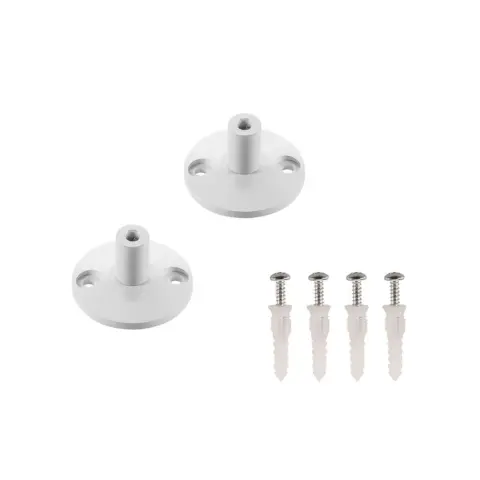 supports muraux 3 cm, intérieur, pour câble tendu T.B.T, blanc, 2p
