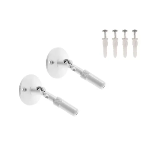 TENSEO Supports muraux 10cm blanc SLV-186311