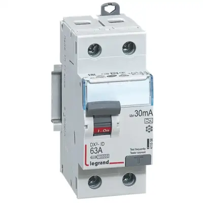 LEGRAND Interrupteur différentiel DX³-ID 2P 63A 30mA – LEG411556