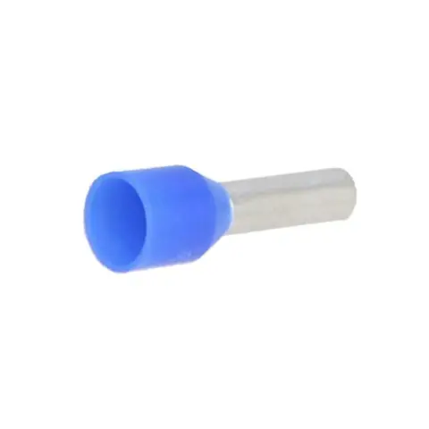 Embouts de câblage 2.5mm2 cuivre 8mm étamé sac de 250 BLEU