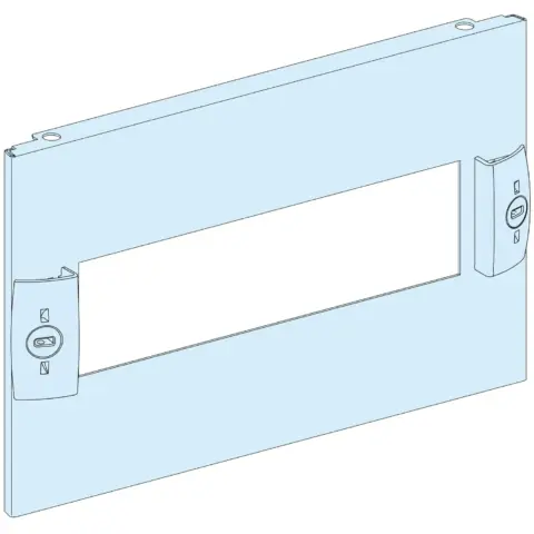 Plastron modulaire 3 modules L300 blanc - LVS03213