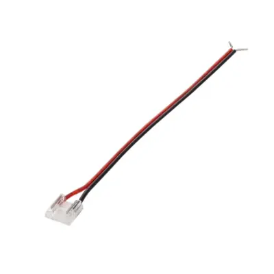 Connecteur câblé LED 12/24V DC SMD et COB IP20 largeur 8mm