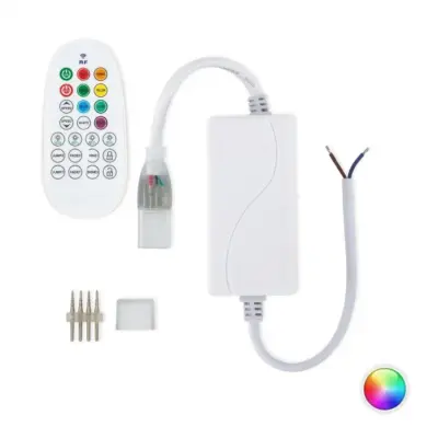 Contrôleur avec Télécommande pour Ruban LED RGB 220V AC