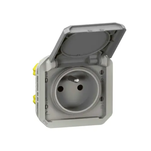 Prise Plexo 2P+T LEGRAND étanche IP55 16 A 250 V-069551L