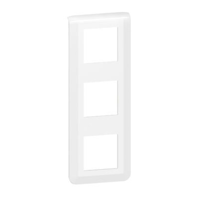 Plaque de finition verticale Mosaic pour 3x2 modules blanc – LEG078823