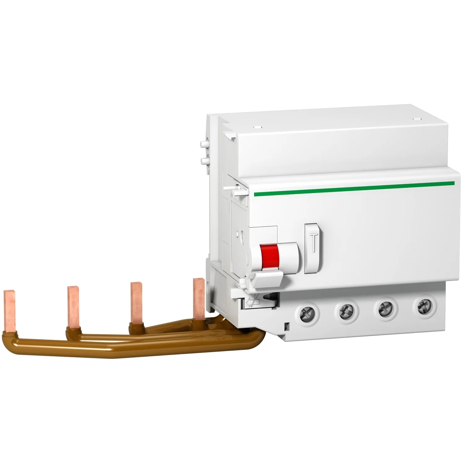 Cet Acti9 Vigi C120 est un disjoncteur différentiel complémentaire modulaire. Il a 4P dont 4 pôles protégés. Le courant nominal In est de 125A et la tension de fonctionnement est de 230VCA à 415VCA. La classe de protection différentielle est de Type AC avec une sensibilité de 300mA et une technologie indépendante de la tension. Ce produit protège contre les courts-circuits, les surcharges de câbles, les chocs électriques par contact indirect et les risques d'incendie. Ce produit est conforme à la norme EN 61009. L'endurance électrique va jusqu'à 20000 cycles. La tension de fonctionnement nominale Ue est de 230VCA à 415VCA. La tension d'isolement nominale Ui est de 500VCA. La tension de tenue aux chocs nominale Uimp est de 6kV. Le degré de pollution est de 3. Il peut être monté sur rail DIN symétrique de 35mm. La largeur en pas de 9mm est de 10. La couleur du produit est le blanc (RAL9003). Les dimensions sont (L) 198mm x (H) 95mm x (P) 73mm. Le poids est de 0,58kg. Le degré de protection est IP20 et IP40 monté dans un coffret. La température de fonctionnement est de -5°C à 60°C. La température de stockage est de -40°C à 60°C. Cet Acti9 Vigi C120 est un disjoncteur différentiel complémentaire modulaire. Il a 4P dont 4 pôles protégés. Le courant nominal In est de 125A et la tension de fonctionnement est de 230VCA à 415VCA. La classe de protection différentielle est de Type AC avec une sensibilité de 300mA et une technologie indépendante de la tension. Ce produit protège contre les courts-circuits, les surcharges de câbles, les chocs électriques par contact indirect et les risques d'incendie. Ce produit est conforme à la norme EN 61009. L'endurance électrique va jusqu'à 20000 cycles. La tension de fonctionnement nominale Ue est de 230VCA à 415VCA. La tension d'isolement nominale Ui est de 500VCA. La tension de tenue aux chocs nominale Uimp est de 6kV. Le degré de pollution est de 3. Il peut être monté sur rail DIN symétrique de 35mm. La largeur en pas de 9mm est de 10. La couleur du produit est le blanc (RAL9003). Les dimensions sont (L) 198mm x (H) 95mm x (P) 73mm. Le poids est de 0,58kg. Le degré de protection est IP20 et IP40 monté dans un coffret. La température de fonctionnement est de -5°C à 60°C. La température de stockage est de -40°C à 60°C.