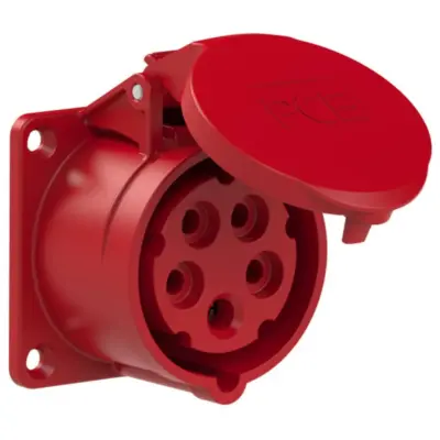 Prise femelle CEE 16A - 5 pôles - 400 V - rouge - PCE