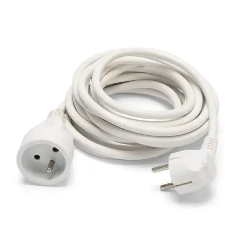 Rallonge électrique professionnelle 16A 5M blanc – EL3G5M