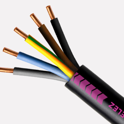 Câble RV-K 0,6/1kV 5G6 mm² – RVK06/1KV5G6TGL