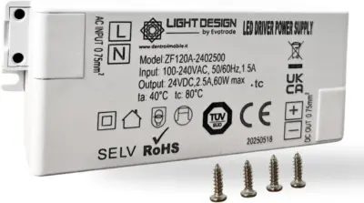 Transformateur LED 55W 230V
