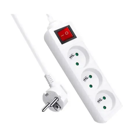 Multiprise Bloc 3 Prises 16A avec Interrupteur – EL3PSK