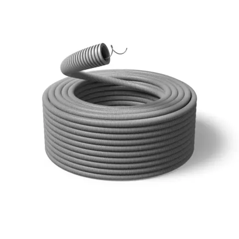 Gaine N32 50M ICTA 3422 gris avec tire-fil