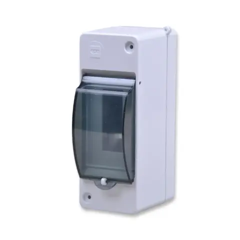 Boîtier modulaire IP20 blanc pour appareils électriques