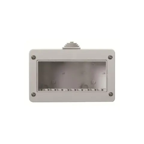 Boîtier étanche IP40 pour raccordements 3 modules
