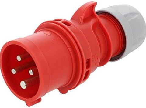 Connecteur d'alimentation AC triphasé femelle 16A IP44 - 010114-6