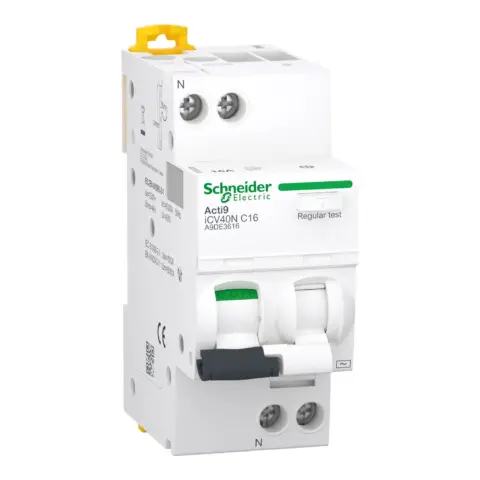 Acti9 iCV40 1P+N 16 A courbe C 6ka 30 mA type AC