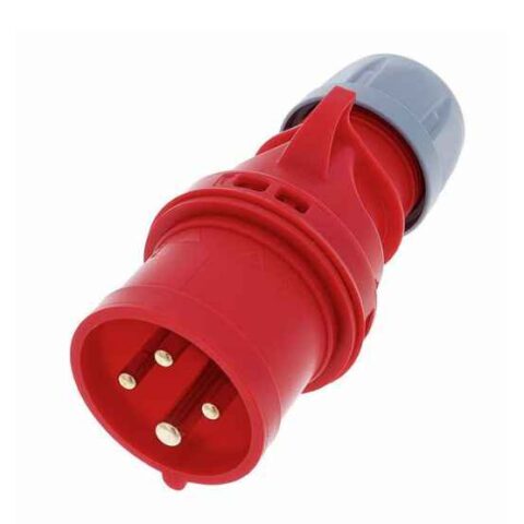 Connecteur d'alimentation AC triphasé mâle IP44 - 010014-6