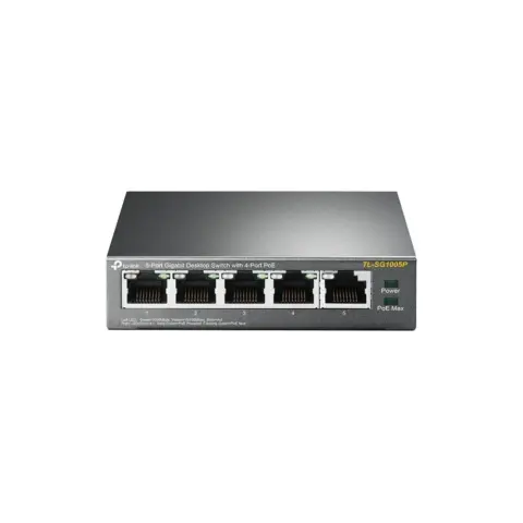 Switch PoE 4 ports avec 2 ports uplink – TECTLSW200490