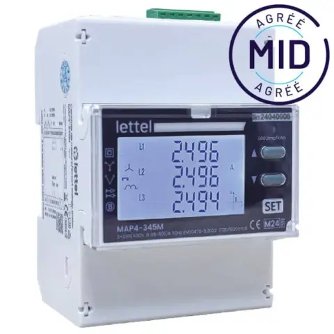 compteur central de mesure MID mesure des valeurs instantanées