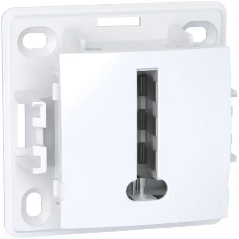 Alréa Conjoncteur téléphonique 8 plots, blanc polaire ALB61366P