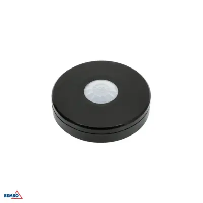 Détecteur de mouvement en saillie Infrarouge 360° IP65 8MT Noir
