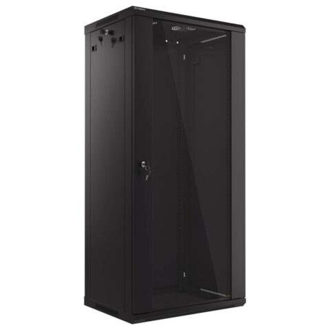 Armoire baie 19" 21U 450 mm, verre/noir Série C