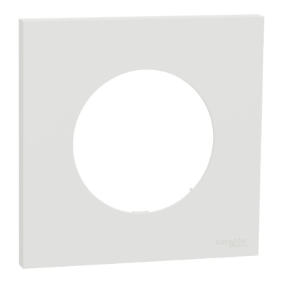 SCHNEIDER Odace Plaque simple blanc craie - S920702