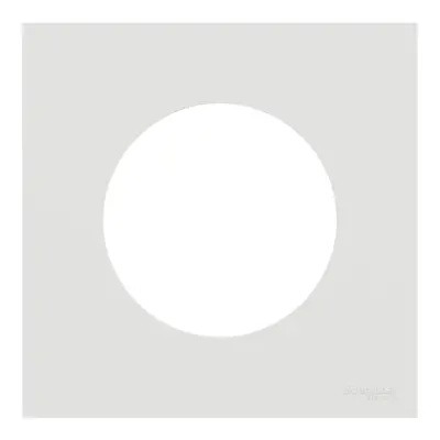SCHNEIDER Odace Plaque simple blanc craie - S920702