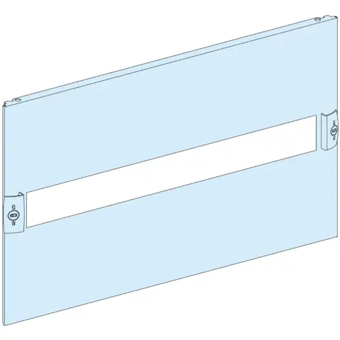 Plastron modulaire 4 modules L600 blanc - LVS03204