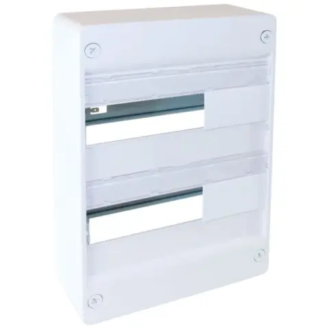Eur'ohm Coffret électrique 2 rangées 26 modules – EUR19016