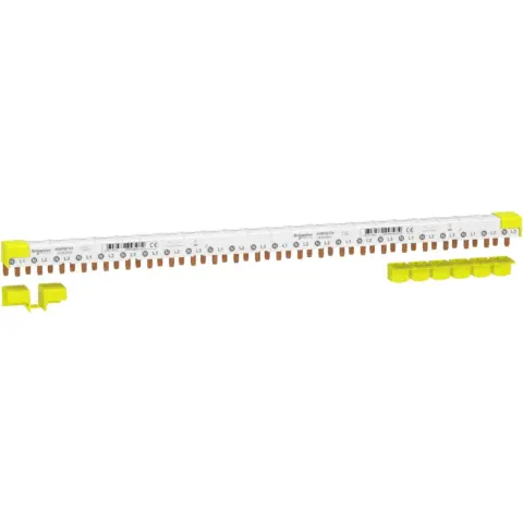 Peigne horizontal 3P+N 24 modules 18 mm 80A – Schneider Acti9 iDT40 - A9XPN724