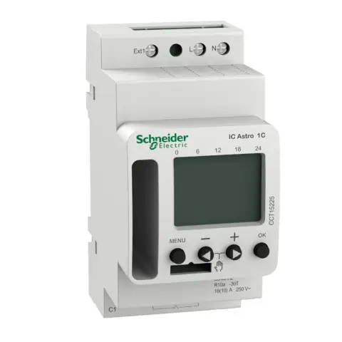 Interrupteur crépusculaire programmable 1 canal – Schneider Acti9 IC Astro Smart - CCT15225