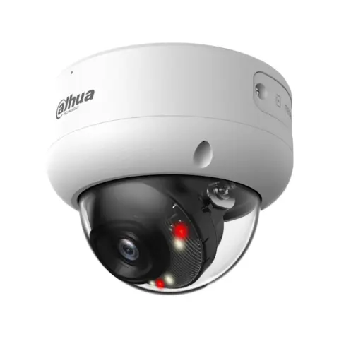 Dôme IP blanc - 6 MP - FF 2.8 mm IR 30m - WizSense - Smart Dual Light
