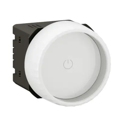 Variateur rotatif LED 200W Legrand Céliane avec ou sans neutre – Blanc - CB0408