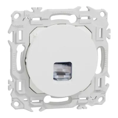Lot de108 Modules RJ45 Catégorie 6 Blindés SCHNEIDER Odace - Blanc - S920476P
