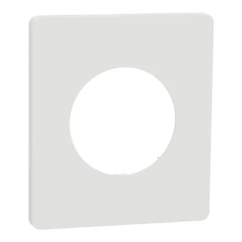 SCHNEIDER Odace Architecte Plaque simple blanc craie - S920802