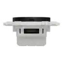 SCHNEIDER Odace - Prise de courant 2P+T affleurante noir onyx - S940052